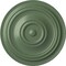 Ekena Millwork Traditional Ceiling Medallion (Fits Canopies up to 8 1/4"), 31 1/2"OD x 2 1/2"P, Athenian Green CM31TRAGF - alternate 1